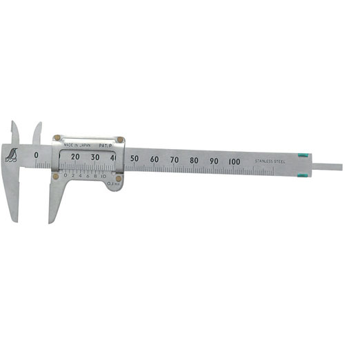 楽天市場】シンワ測定 ポケットノギス 100mm (1本) 品番：19518