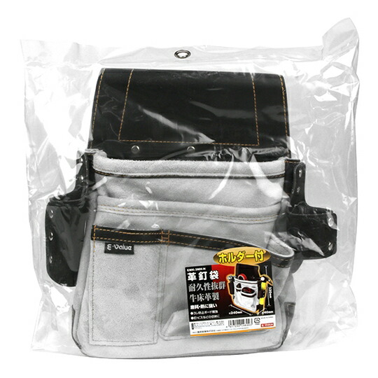 楽天市場】【人気商品】E−Value・釘袋 ホルダー付き レッド