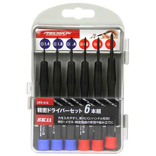 楽天市場】SK11・精密ドライバーセット・NO．600【藤原