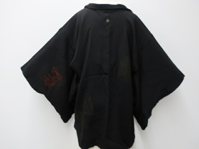 楽天市場】お買い物マラソン最大70%OFF【中古】 リサイクル着物 黒羽織 