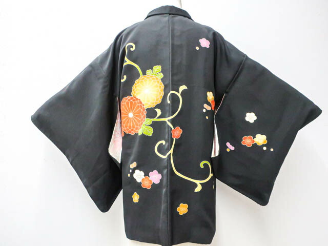 最大の割引 楽天市場】【中古】 リサイクル着物 羽織 黒羽織 花文 金駒刺繍 水着・ラッシュガード