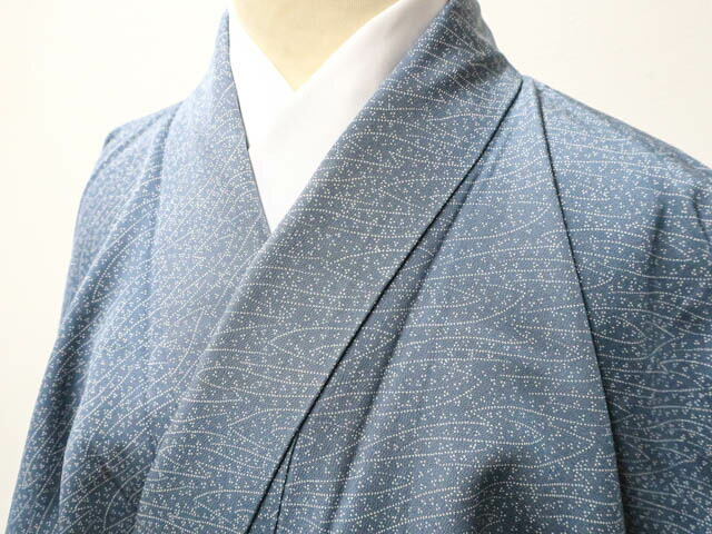 【中古】 リサイクル着物 小紋 江戸小紋 身丈約156.5cm 裄丈約65cm 24z-4307[ リサイクル着物 着付け教室 お茶 カジュアル 初詣 袴 お出掛け 街着 観劇 普段着 お食事会 通販 アイディーネット きもの]IDnet
