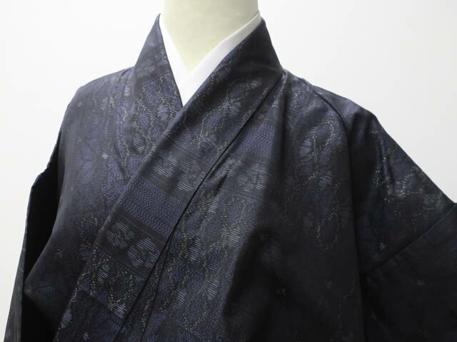 【しつけあり未使用】 着物　正絹 美品] 着物72 訪問着小紋付け下げ帯セット西陣帯正絹正絹