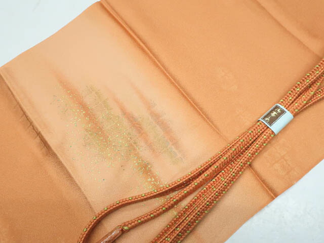 【中古】 和装小物 　帯締め帯揚げセット　金彩　金糸　角組　　25w02-2313【リサイクル】IDnet