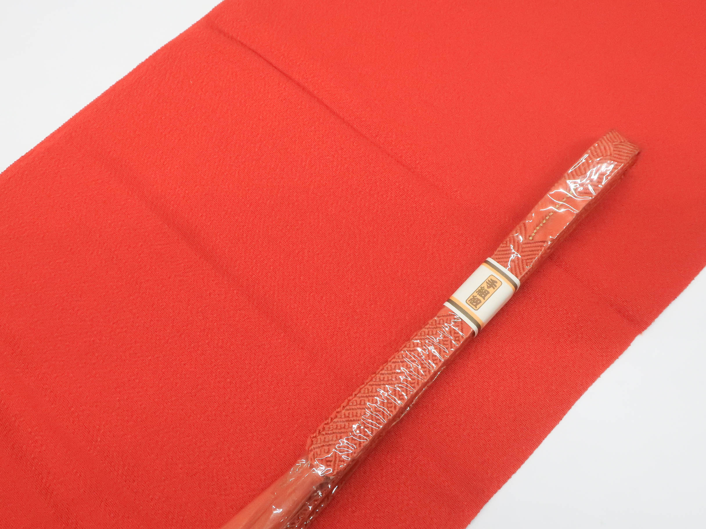 【中古】 和装小物 帯締め 帯揚げ セット 帯締 帯揚 ちりめん 手組紐 平組 金糸 25w02-2482【リサイクル】IDnet