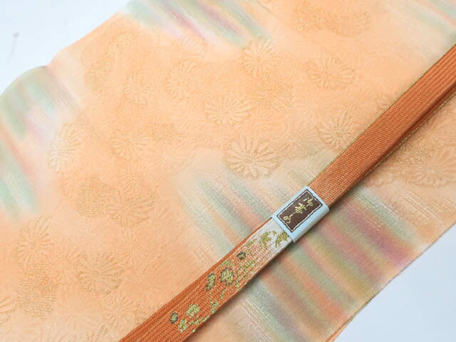 【中古】 和装小物 帯締め 帯揚げ セット 帯締 帯揚 縫い取り 暈し 花文 高麗組 金糸 25w02-2912【リサイクル】IDnet
