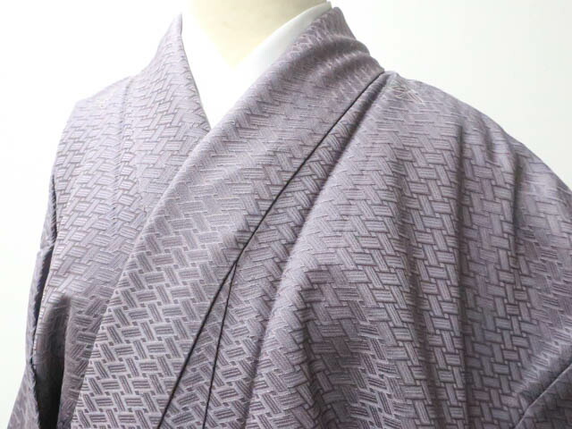 【中古】 リサイクル着物 小紋 飛び柄 古典文 身丈約151cm 裄丈約62cm 25z03-1415[リサイクル着物 着付け教室 お茶 カジュアル 初詣 袴 お出掛け 街着 観劇 普段着 お食事会 通販 アイディーネット きもの]IDnet