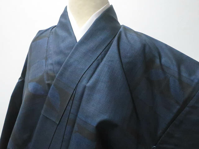 楽天市場】【中古】 リサイクル着物 大島紬 紬 花雪輪文 身丈約162.5cm