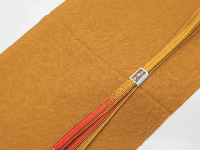 【中古】 和装小物 帯締め 帯揚げ セット 帯締 帯揚 紋ちりめん 平組 大和組 25w04-5334【リサイクル】IDnet