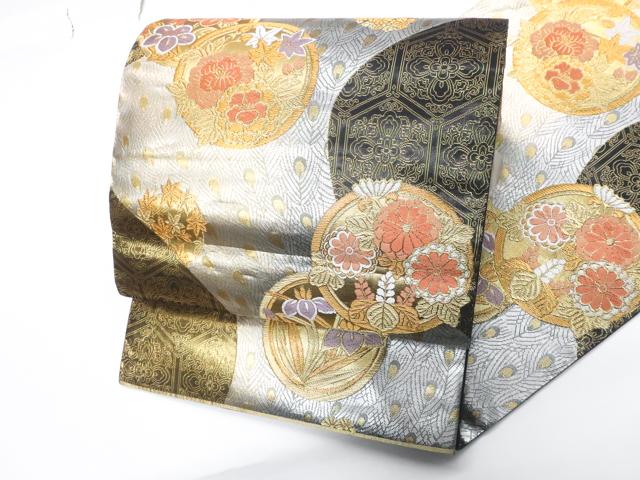 最大70%OFF【中古】袋帯 六通 金糸 孔雀 正絹 美品 25b12-2326【フォーマル リサイクル帯 入学式 卒業式 結婚式 母 七五三 お宮参り パーティー きもの】 IDnet 4,400円