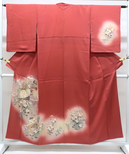 【中古】リサイクル着物 付下げ 花 正絹 着物 美品 身丈約156.5cm 裄丈63cm 25z12-6912[リサイクル着物 入学式 卒業式 結婚式 母 七五三 お宮参り パーティー 通販 アイディーネット きもの]IDnet