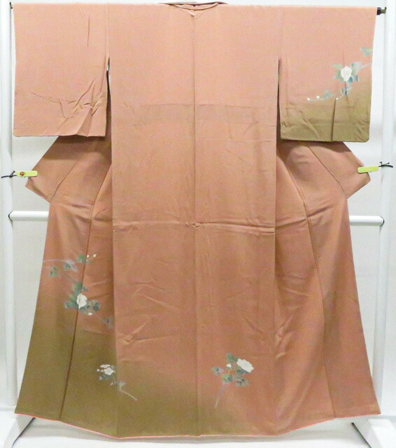 最大70%OFF【中古】リサイクル着物 付下げ 枝花 ぼかし 正絹 着物 身丈約161.5cm 裄丈65cm 25z12-7008【リサイクル】 IDnet