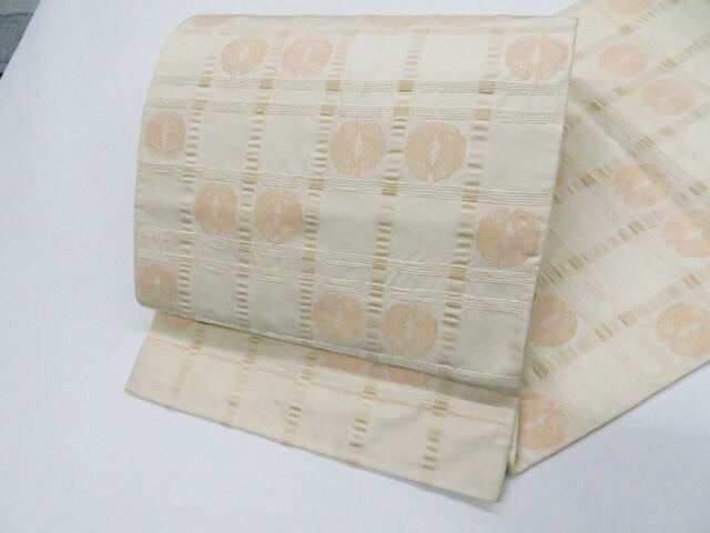 【中古】袋帯 六通柄 芯無し 正絹 26b01-114【リサイクル】 IDnet