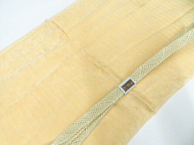 【中古】和装小物 帯締め 帯揚げ セット 夏物 夏 平組 帯締 帯揚 26w02-1871【リサイクル】 IDnet