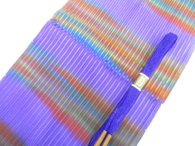【中古】和装小物 帯揚げ帯締めセット 帯揚 帯締 未使用 夏物 夏 平組 r8w03-124【リサイクル】 IDnet