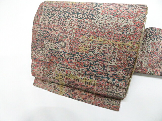 【中古】九寸名古屋帯 全通 美品 26b03-277【リサイクル】 IDnet