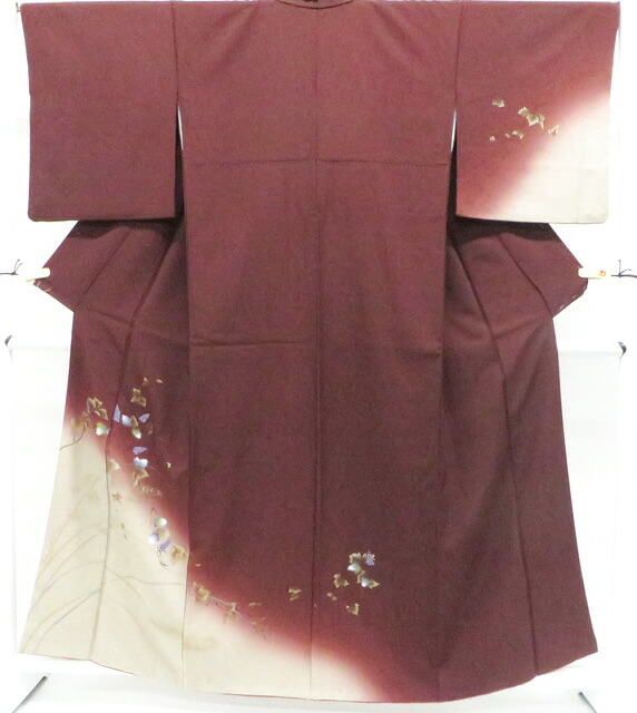 【中古】リサイクル着物 付下げ 金彩 着物 正絹 身丈約159cm 裄丈約66.5cm 26z06-3515【リサイクル】 IDnet|アイディーネット