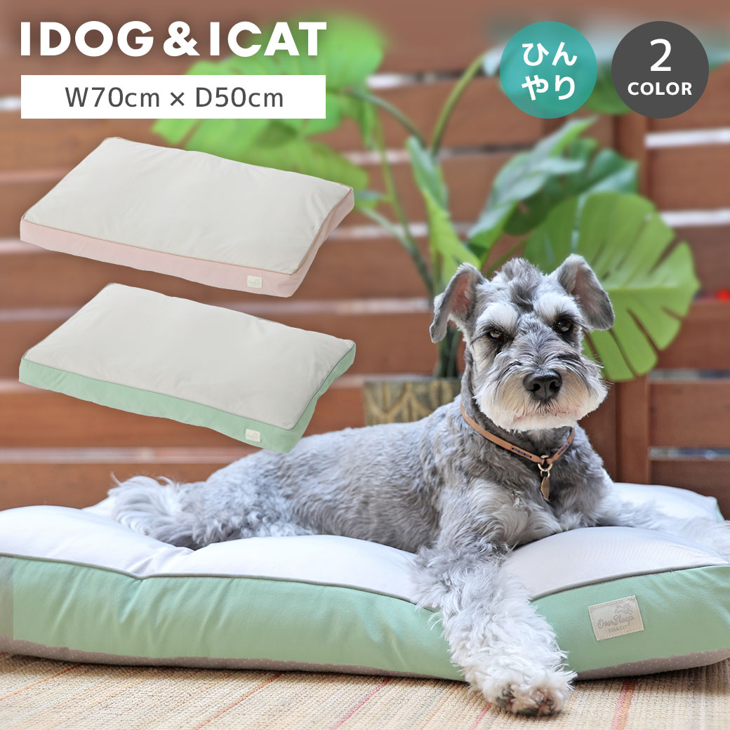 【 犬 ベッド 】IDOG&ICAT クッションベッド 接触冷感 抗菌 防臭 アイドッグ【 ひんやり 冷感 クール cool クッション 犬用ベッド カドラー 小型犬 ベッド ベット 犬のベッド 子犬 パピー 夏ベッド 犬 グッズ idog あいどっぐ ベッド犬の服のiDog 】