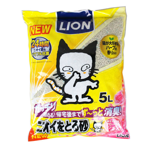 楽天市場 猫砂 トイレ ライオン Lion ペットキレイ ニオイをとる砂 フローラルソープの香り 5l 砂 鉱物 チップ 猫トイレ 猫のトイレ用品 猫の砂 消臭 匂い 臭い ニオイ 衛生用品 Icat I Dog 楽天 あす楽 翌日配送 犬の服のidog