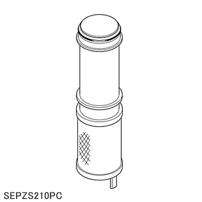 【純正品】SEPZS210PC Panasonic 交換用カートリッジ(1本入り) 浄水器用【JGK1600PC/JGK1600ZPC/JGKM6001EPC他用】パナソニック 新品 ※離島・沖縄配送不可