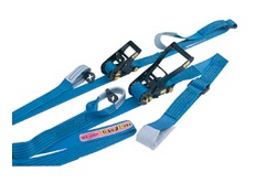 トーヨーセフティー ベルト荷締機 両端アイ型 50mm巾×5m