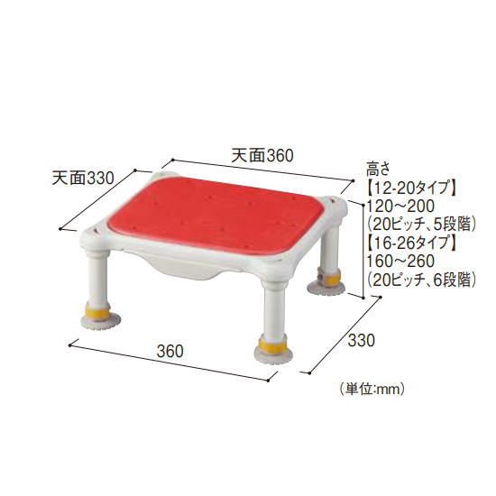 最安 アロン化成 安寿 軽量浴槽台ソフトクッション ジャストソフト12 レッド 536 560 個人宅配送不可 沖縄 離島は送料見積 W 訳ありセール格安 Www Labclini Com