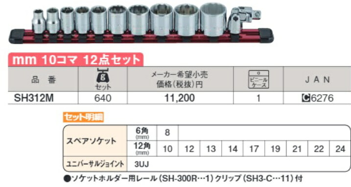 正規品販売！ ミトロイ SN414 1 2 ソケットレンチセット インチ メタルケースセット fucoa.cl