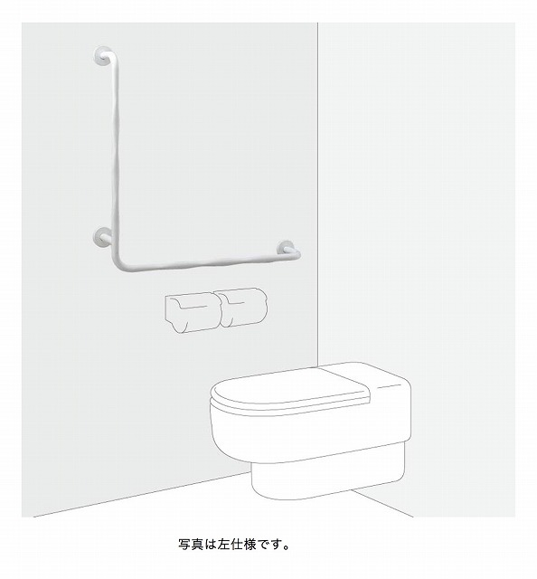 ユニオン HB-2912-02-L 手すり HBシリーズ 左仕様 ステンレス ユニフォートモアホワイト 800×150×800 1台 ※直送代引不可/沖縄・離島は配送不可