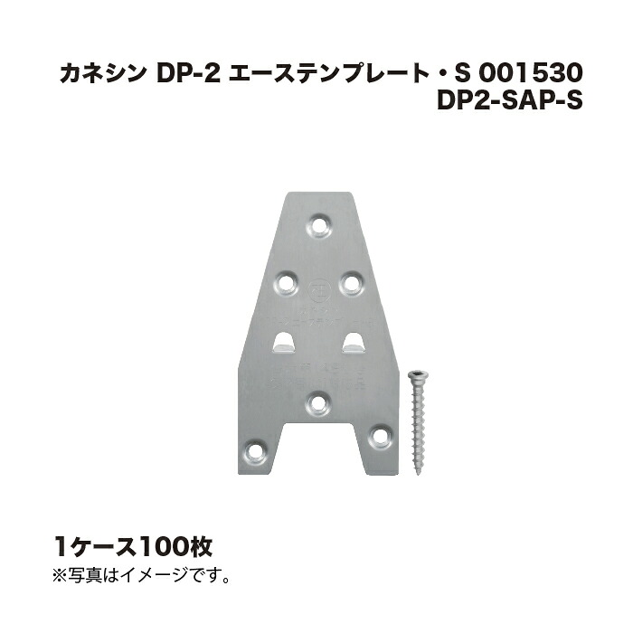 (1ケース100枚) カネシン DP-2 エーステンプレート・S DP2-SAP-S 001530