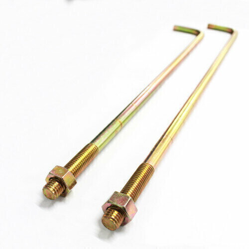 Zマークアンカーボルト M12 12×400mm ナット同梱 50本入 在来工法用Z金物