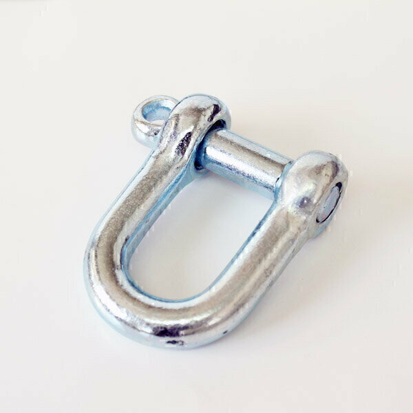 捻シャックル メッキ 6（2.0分×22mm×12粍) 100個入