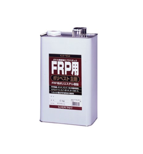 サンデーペイント ポリベスト主剤 4kg アメイロ 4906754262854 (804706)|家づくりと工具のお店 家ファン!