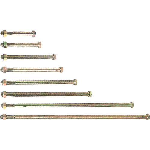 (10本入) Zマーク金物(Z) Z六角ボルト M16×510mm(在来工法金物/軸組工法金物)