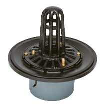 カネソウ WSP-2-150 ルーフドレン たて引き 屋上用 鋳鉄製 打込型 シート防水・屋根部塗膜防水 ねじ込み式