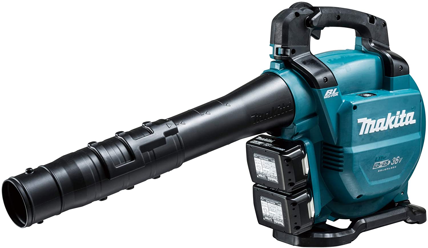 マキタ MUB363DPG2 申し受ける式ブロワ バッテリBL1860B×2本・2口手っとり早い申し受ける器DC18RD（バキュームキットなし）・滑っこいノズル付