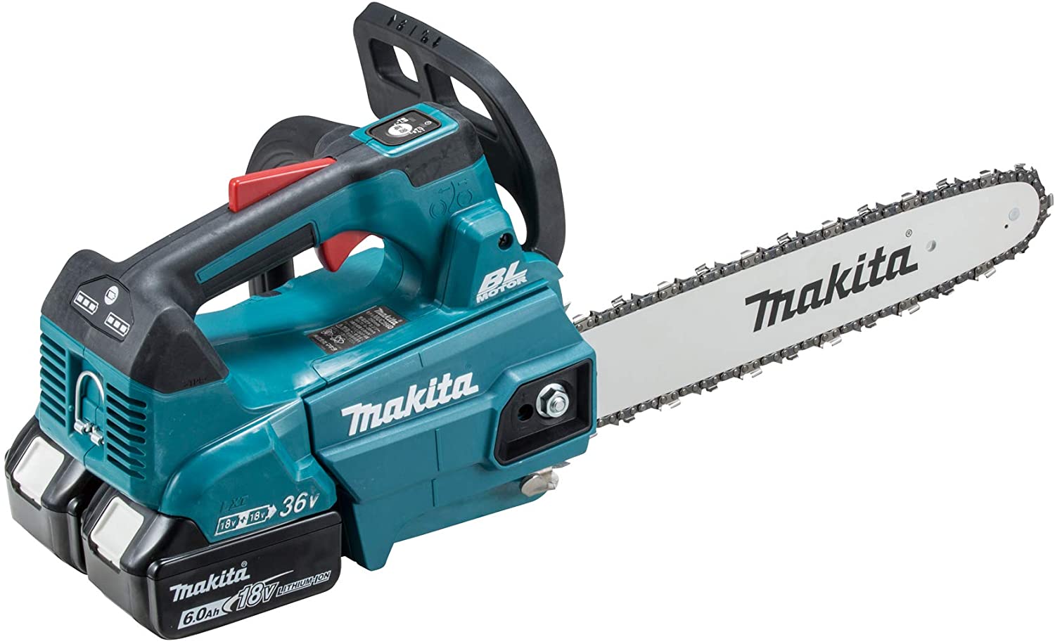 マキタ MUC306DGF 300mm充電式チェンソー 青 (バッテリBL1860B&times;2本・2口急速充電器DC18RD付)｜家づくりと工具のお店　家ファン！