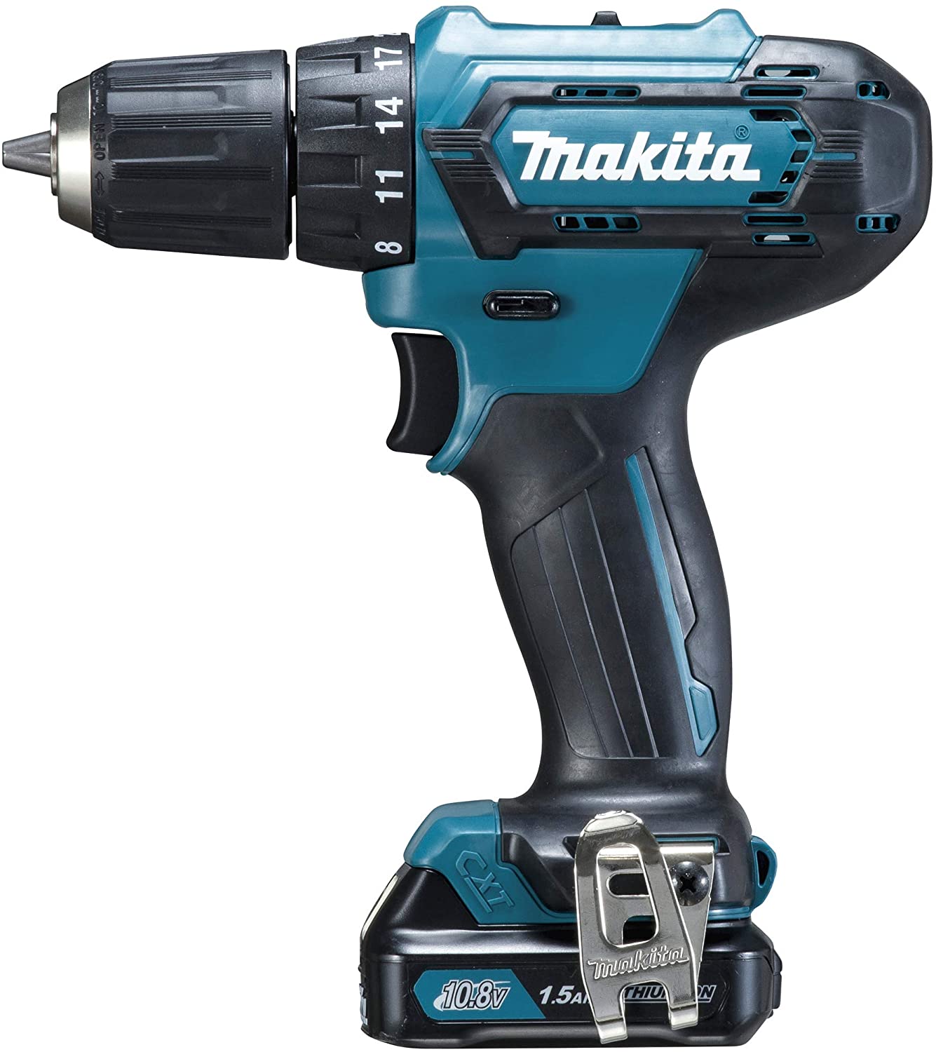 マキタ DF333DSHX 申し受ける式ドライバドリル バッテリBL1015×2本・申し受ける器DC10SA・入れもの付