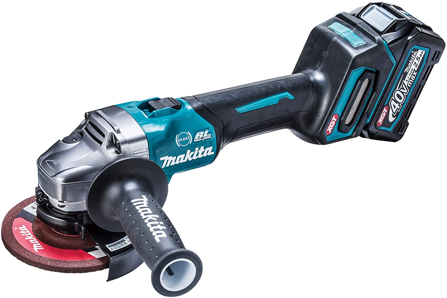 マキタ GA002GRDX 125mm充電式ディスクグラインダ (バッテリBL4025×2本・充電器DC40RA・ケース付)|家づくりと工具のお店 家ファン!