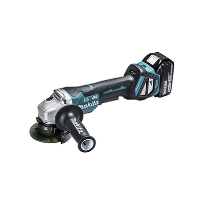 マキタ GA418DRGX 100mm充電式ディスクグラインダ バッテリBL1860B×2本・充電器DC18RF・ケース付