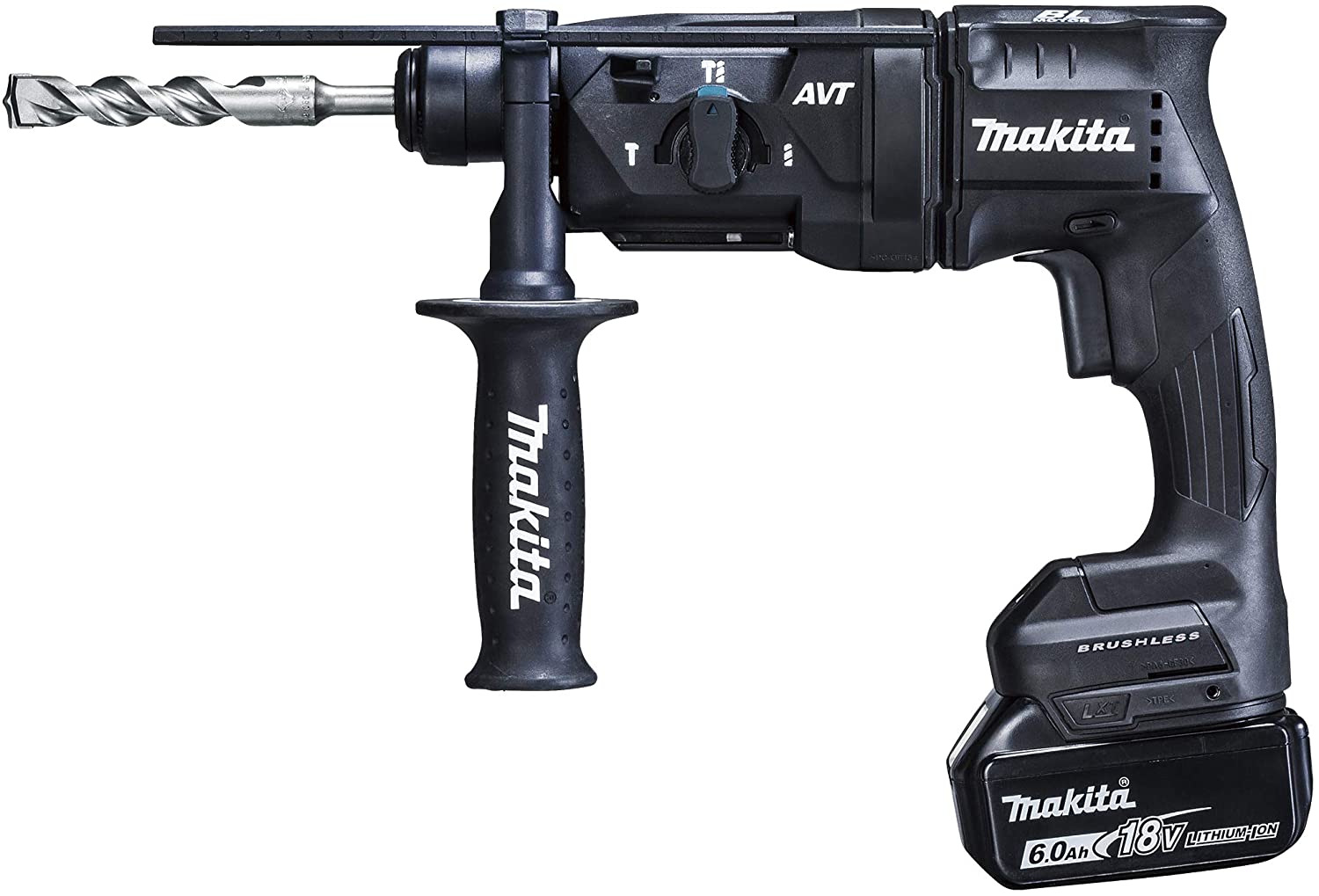 マキタ HR182DRGXB 18mm充電式ハンマドリル(黒) バッテリBL1860B×2本・充電器DC18RF・ケース付 ※集じんシステム・ビット別売