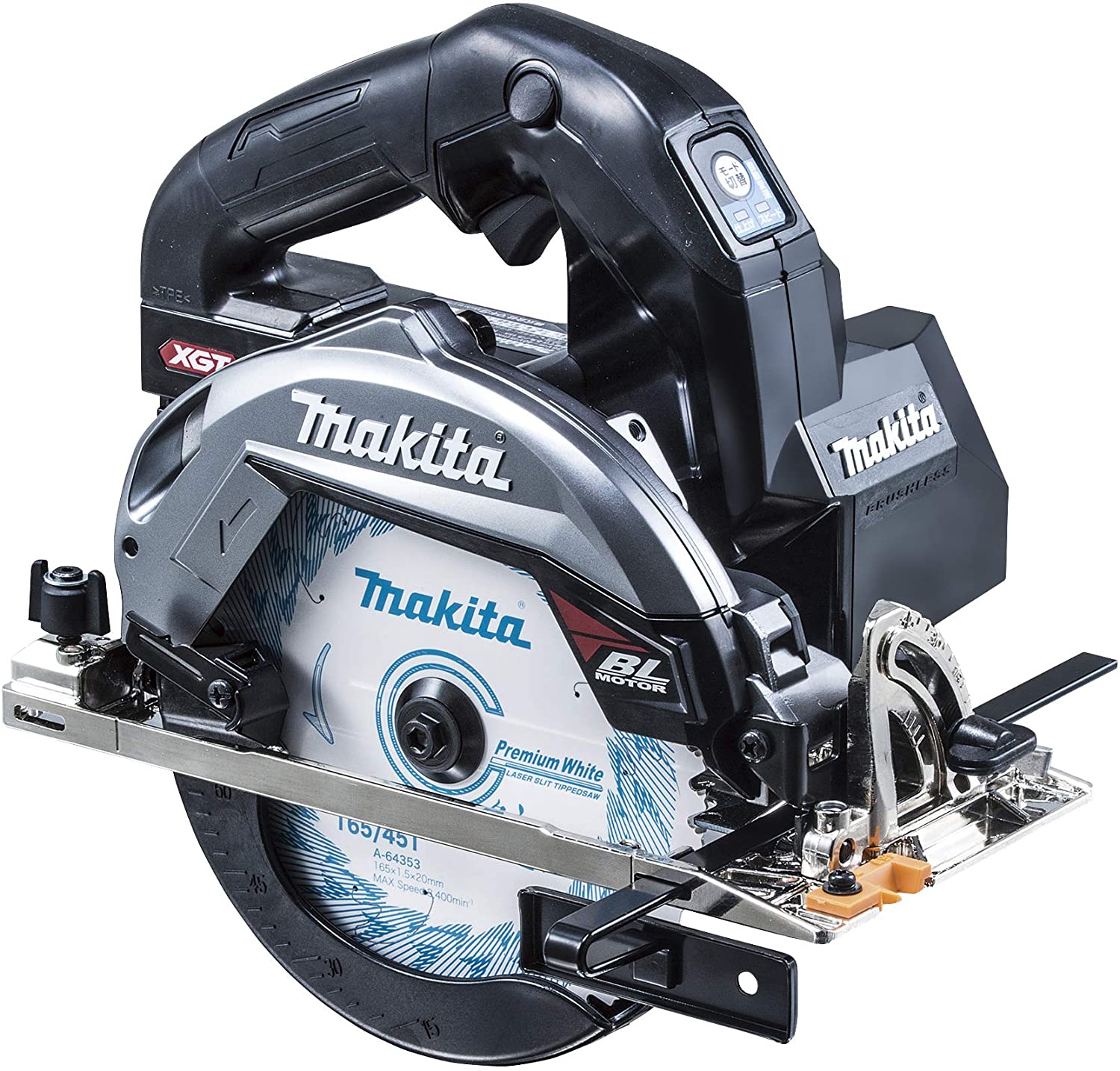 マキタ HS001GZB 165mm充電式マルノコ(黒) 本体のみ(鮫肌チップソー付) ※バッテリ・充電器・ケース別売