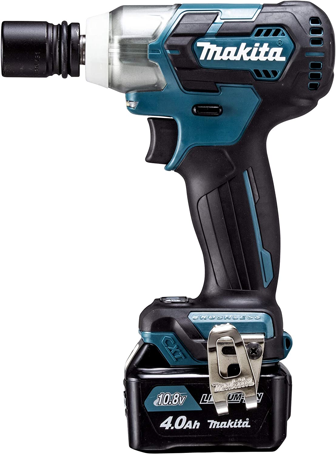 マキタ TW161DSMX 申し受ける式差しひびき鍵 バッテリBL1040B×2本・申し受ける器DC10SA・入れもの・ソケット付