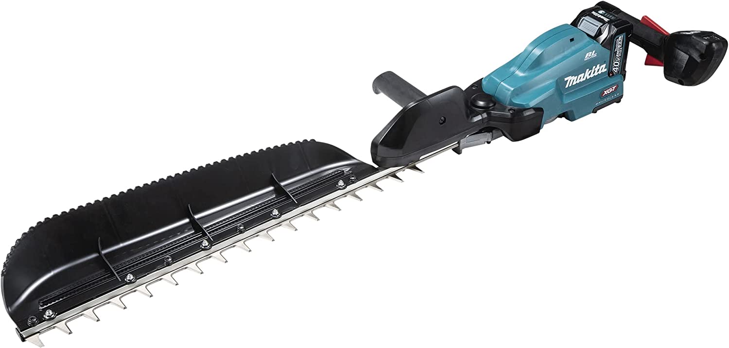 マキタ MUH011GRDX 申し受ける式ヘッジトリマ(片刃式/偏角３面みがき上げる刃遣りかた）40Vmax/2.5Ah (截断機長600粍) 【バッテリBL4025×2・申し受ける器付】 【関東押さえる送りとどける】