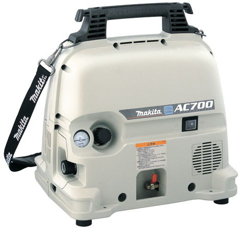 マキタ AC700 エアコンプレッサー 5L 一般圧対応 AC100V｜家づくりと工具のお店　家ファン！