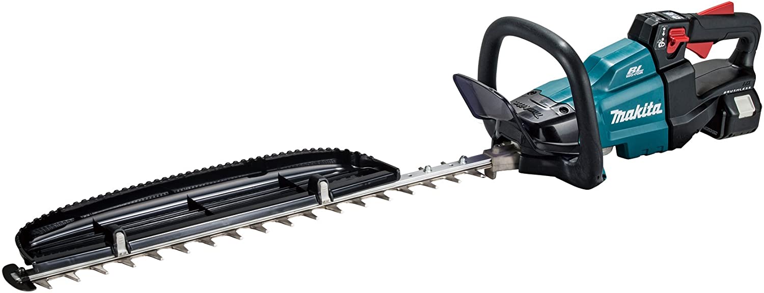 マキタ MUH600DRG 申し受ける式ヘッジトリマ(両刃式/偏角拝み刃遣りかた）18V/6.0Ah (刈込幅600粍)【バッテリBL1860B×1個・申し受ける器付】【関東押さえる送りとどける】