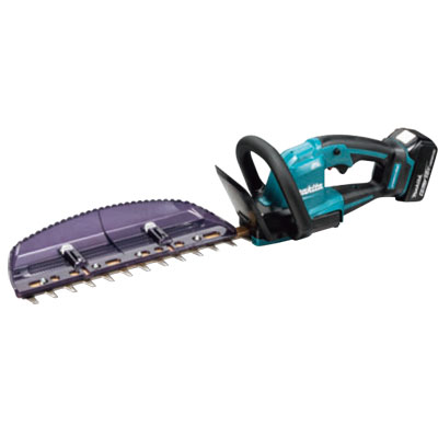 マキタ MUH368DRG 申し受ける式ヘッジトリマ(偏角拝み刃遣りかた) 18V/6.0Ah (截断機長360粍)【バッテリBL1860B・申し受ける器付】