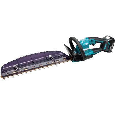 マキタ MUH468DRG 申し受ける式ヘッジトリマ(偏角拝み刃遣りかた) 18V/6.0Ah (截断機長460粍) 【バッテリBL1860B・申し受ける器付】