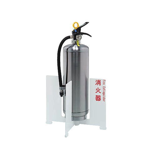 ユニオン 消火器ボックス 床置 耐震型 UFB-3F-3011-PWH ポーラルホワイトペイント｜家づくりと工具のお店　家ファン！
