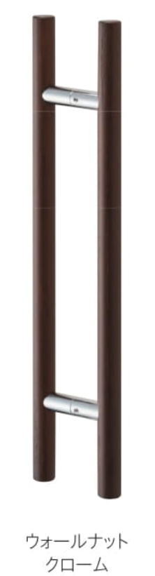 丸喜金属元素 MDW-100 部屋の入り口手持ち部分（25φ）（両面） ウォール中毒者・クローム 300 マルキハードウェア