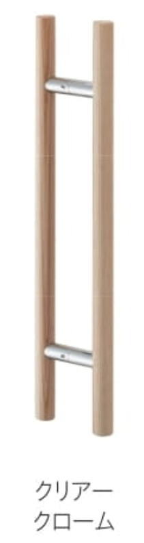 丸喜金属元素 MDW-100 部屋の入り口手持ち部分（25φ）（両面） せつ然たる・クローム 300 マルキハードウェア